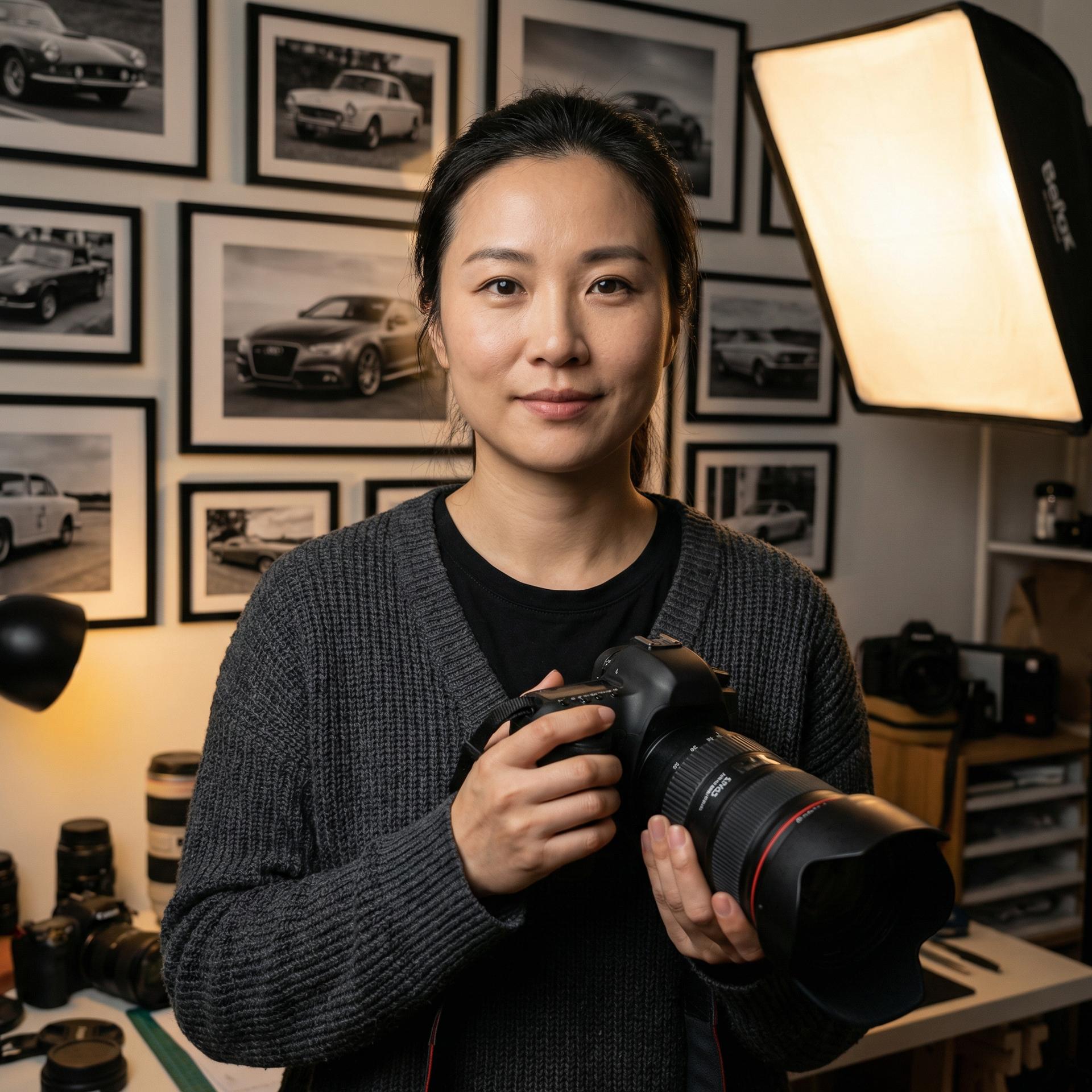 蜜桃汽车摄影总监林晓彤